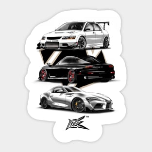 jdm collection Sticker